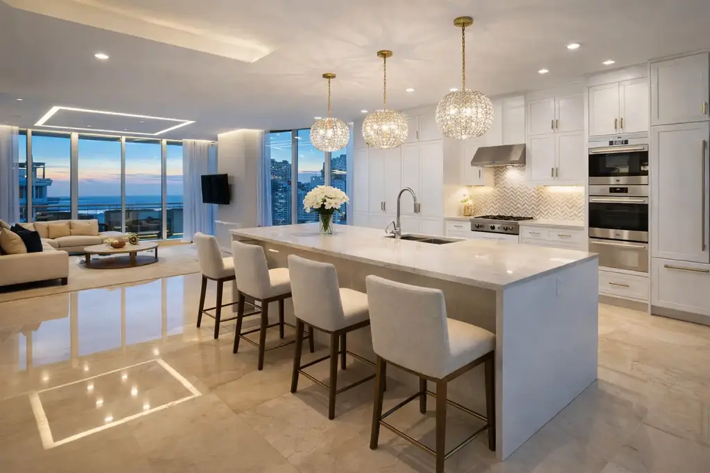 Modern master suite remodel in Coconut Grove